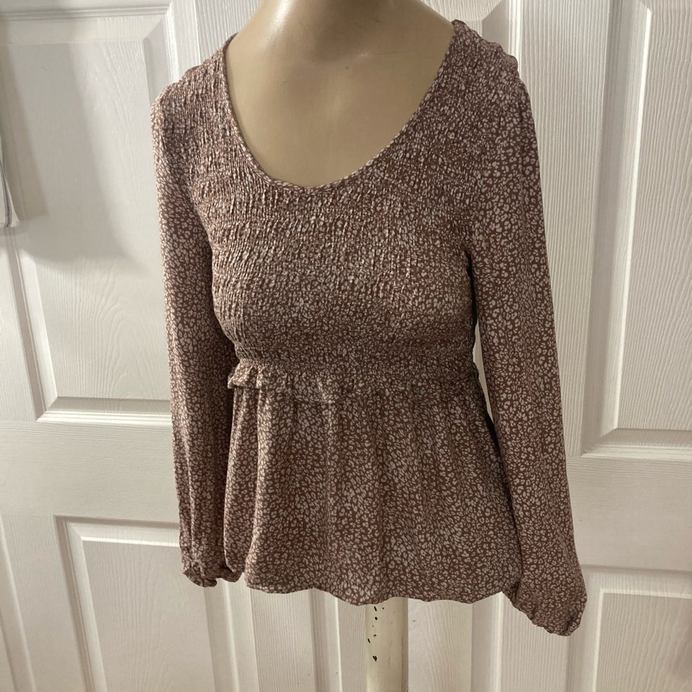 Women's Floral Long Sleeve Top
